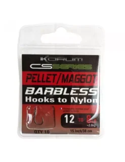 KORUM HOOKS TO NYLON POWER BAND - SHORT SIZE 14 (10)