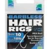 PRESTON BARBLESS HAIR RIGS SHORT SIZE 16 (10)