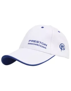 PRESTON BLUE CAP - WITH BLUE & WHITE PIPING