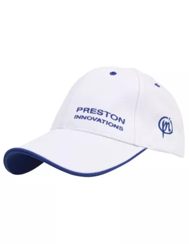 PRESTON BLUE CAP - WITH BLUE & WHITE PIPING