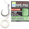 PRESTON METHOD FEEDER HAIR RIGS WITH BAIT BANDS-SIZE 18 (10)
