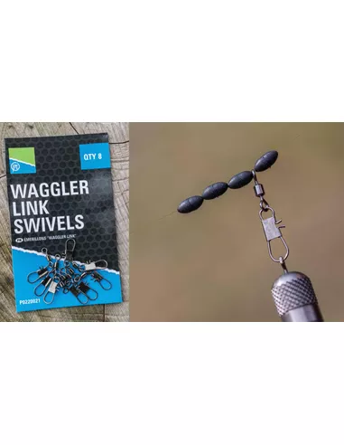 PRESTON WAGGLER LINK SWIVELS